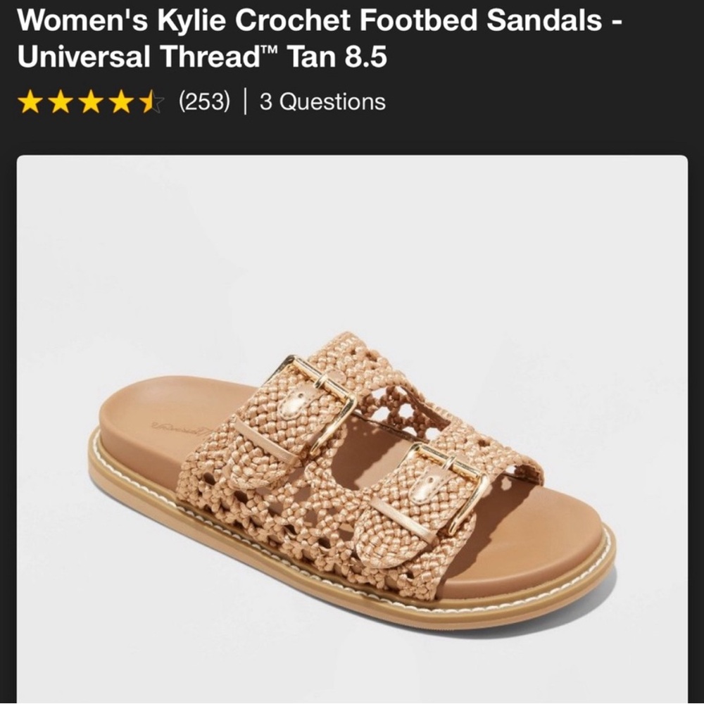 Kylie Crochet Sandal from Target